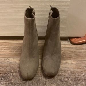 Studded Faux Suede Booties